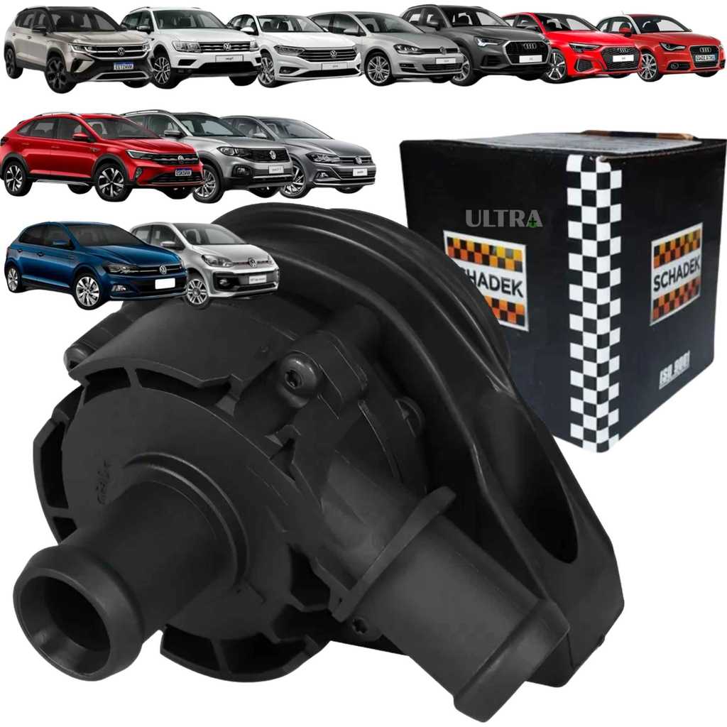 Bomba Água Elétrica Auxiliar 1.0 TSI / 1.4 TSI - VW Volkswagen Polo / Virtus / Up / Nivus / Tiguan / Golf - Audi A1