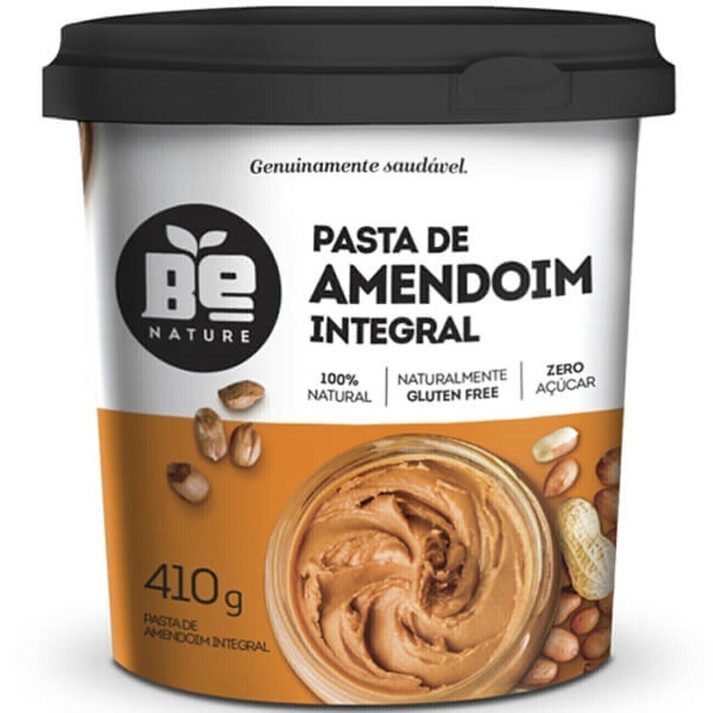 BE NATURE PASTA AMENDOIM 410G INTEGRAL