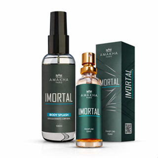 Kit Duo Imortal - Perfume de 15ML + Body Splash de 100ML em Oferta na Shopee
