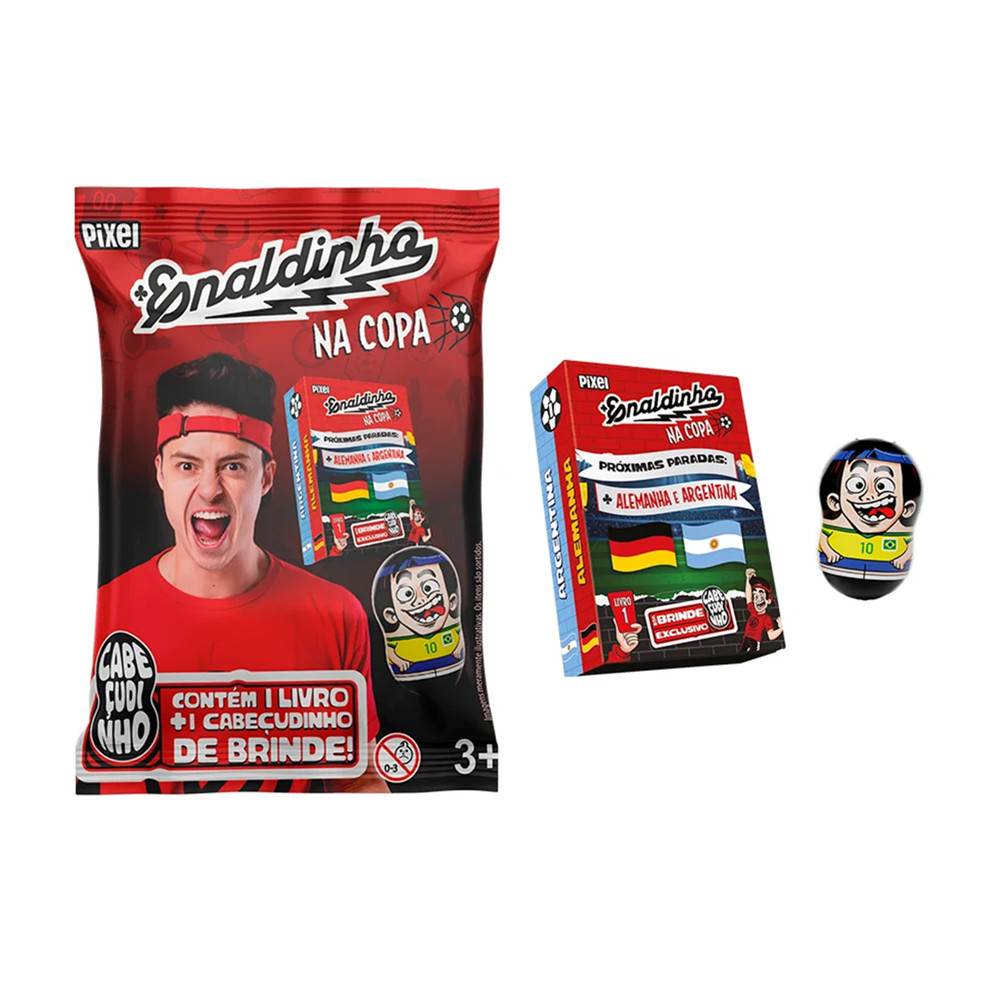 Flow Pack Enaldinho na Copa - Novo - Editora Pixel - ISBN 9786551990144 Flow Pack Enaldinho na Copa - Novo - Editora Pixel - ISBN 9786551990144