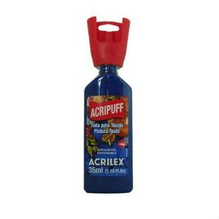 TINTA RELEVO ACRIPUFF 35ML AZUL COBALTO - 48120502 em Oferta na Shopee