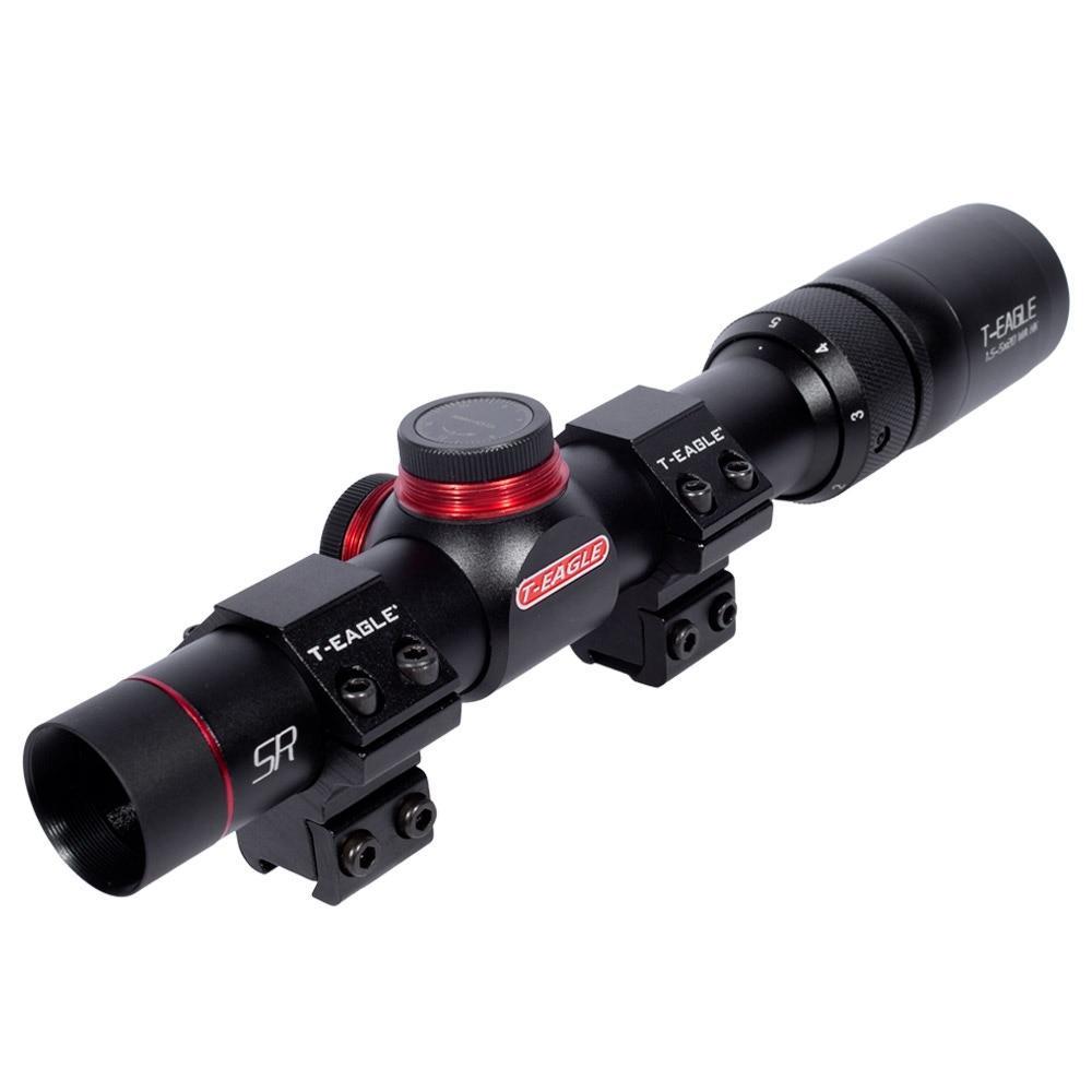 Luneta T-Eagle 1.5-5x20 WA Shortdot Lpvo Trilho 11mm