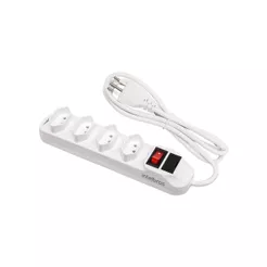 Protetor Eletrônico Intelbras com 4 tomadas EPE 1004 Branco - 4824001