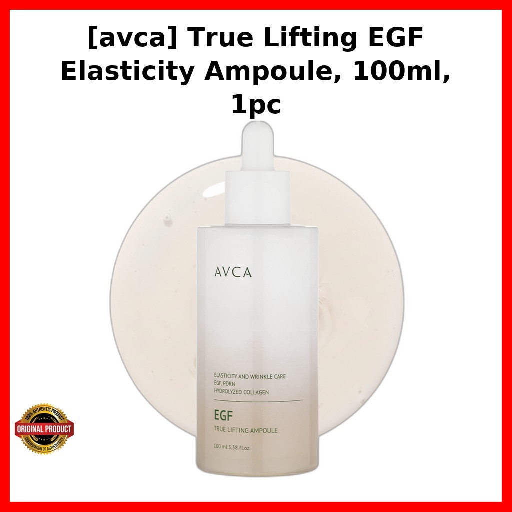 [avca] Ampola True Lifting EGF Elasticidade , 100ml , 1 Unidade/Coreana/Efeito Firmador/100 % Genuíno Da ShopNova