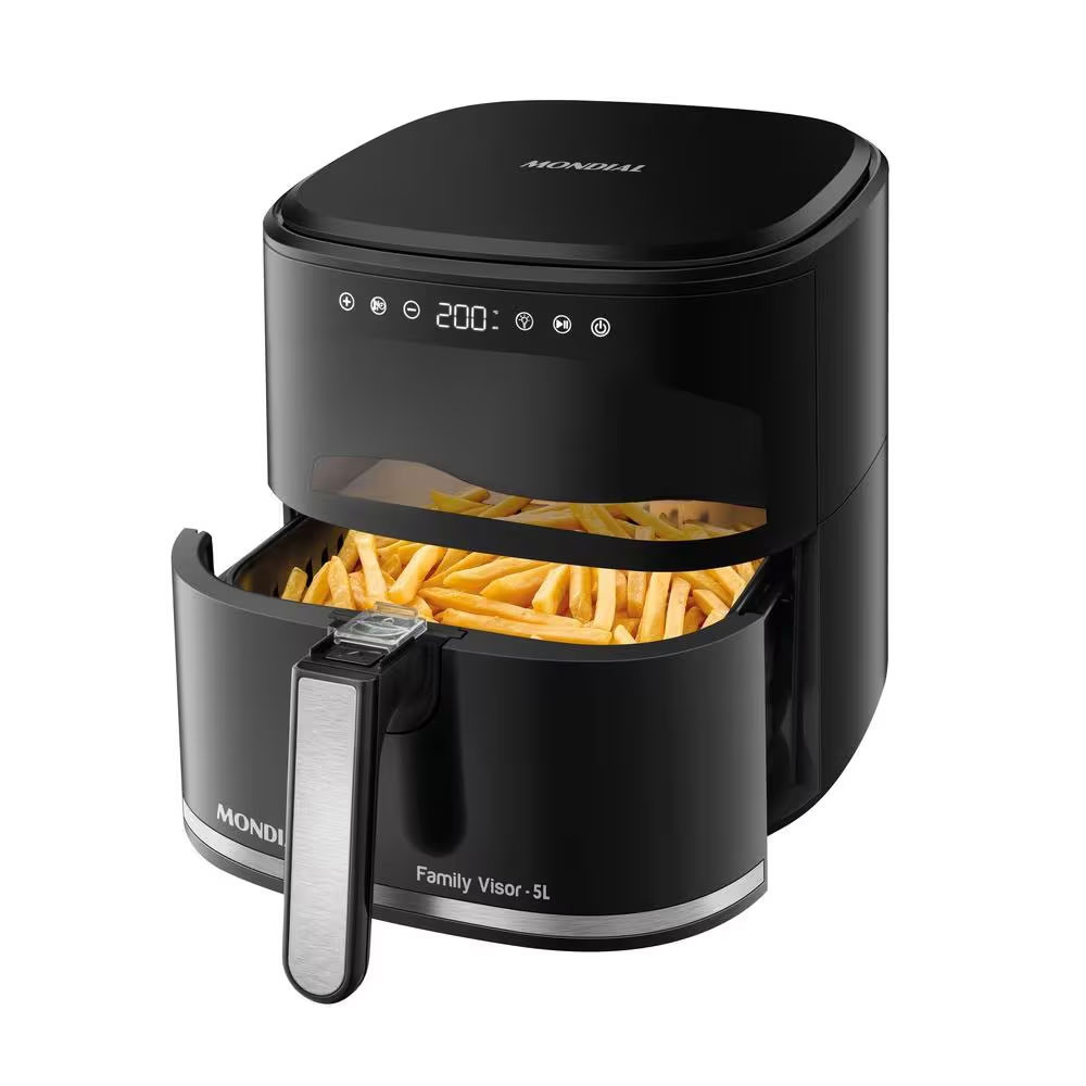Fritadeira Air Fryer AF-50-DV Family Visor 5L 2000W Digital Touch Mondial