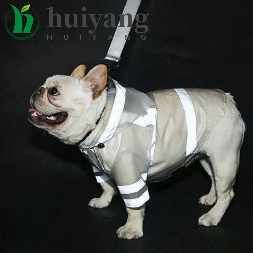 Capa De Chuva Reflexiva Para Cães HUIYANG , Impermeável De Material Ecológico EVA , Segurança