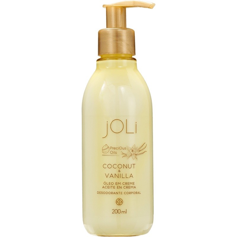 Óleo em Creme Joli Vanilla e Coco 200ml Hinode