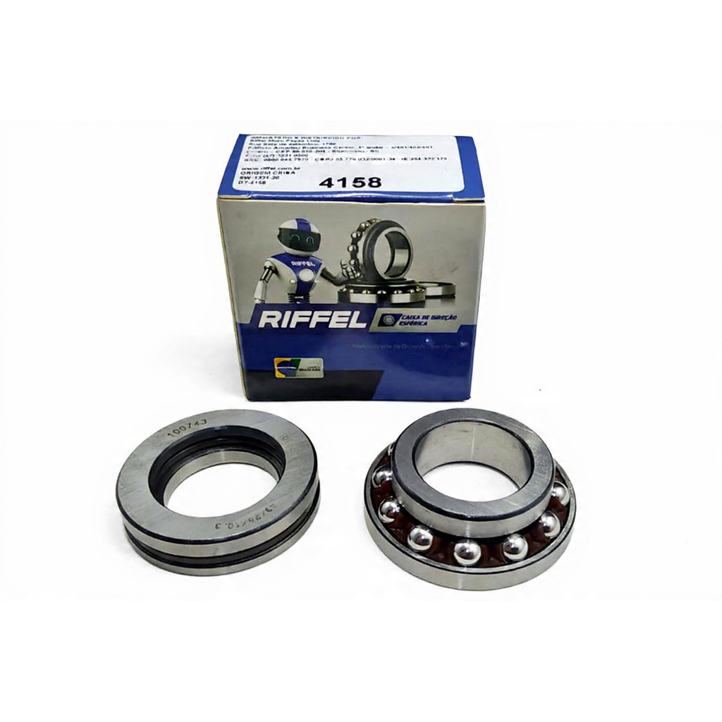 CAIXA DE DIRECAO ESFERICA RIFFEL  PARA XTZ 125 04 A 16 XTZ 150 CROSSER 15 A 16 TT-R 125 08 A 15