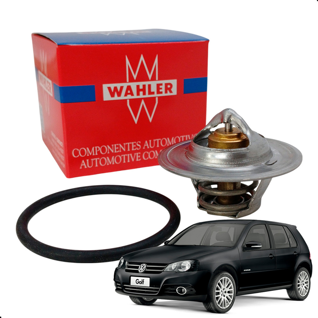 Imagem Válvula Termostática Volkswagen Golf New Beetle 1.6 2.0 1999 A 2008 Motor Akl Original Wahler
