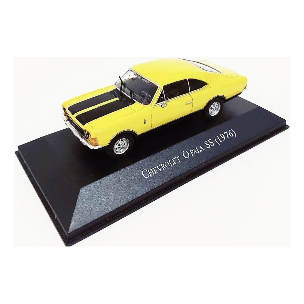 Miniatura Chevrolet Opala Ss 1976 Amarelo 1:43 Ixo Amarelo