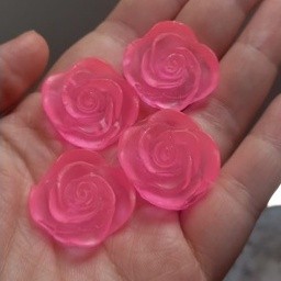 50 UNIDADES Sabonete Mini Rosa 1,5cm  - festa decoração banheiro anivérsario lembrancinha casamento