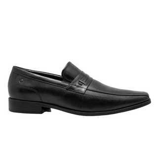 Sapato mocassim preto democrata masculino ref unique 646102