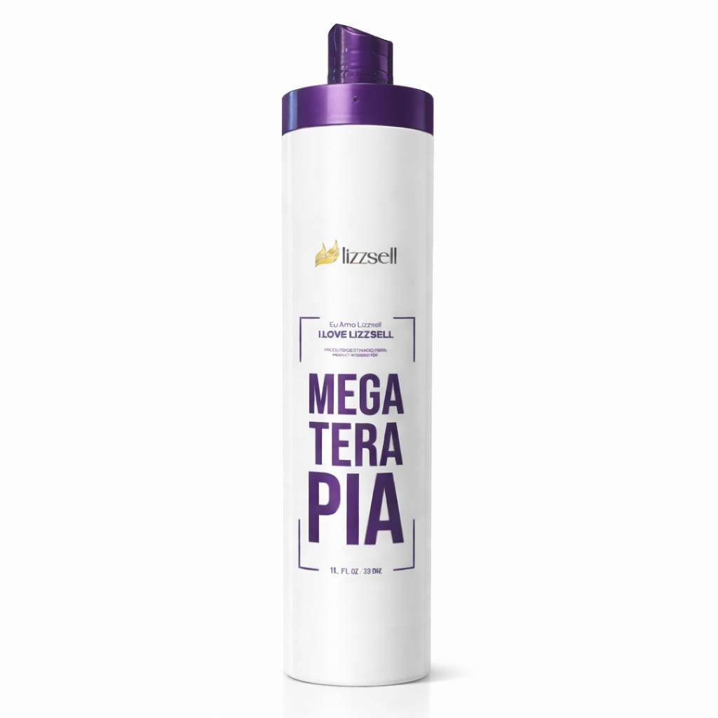 Megaterapia Matizadora Progressiva para Cabelos Loiros 1 Litro – Brilho, Alinhamento e Redução de Frizz