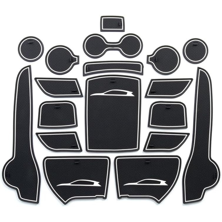 Almofadas De Slot De Porta De Carro Para Kia SPORTAGE/QL 2016-2018 , Tapetes De Console Central , Ranhura , Suporte De C