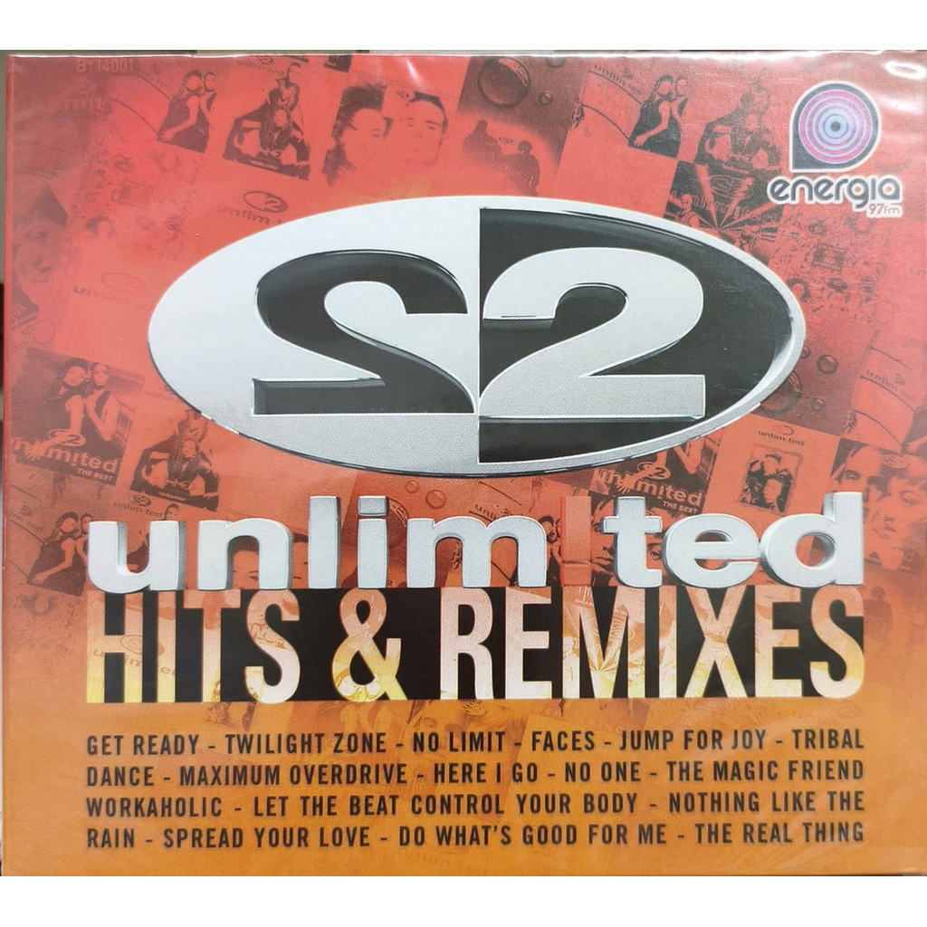 CD - 2 Unlimited – Unlimited Hits & Remixes Energia 97(Digip