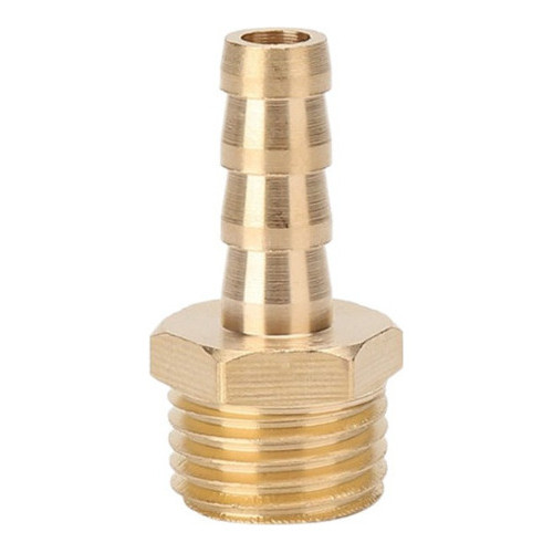 2 adaptador latão espigão macho rosca 1/8 p/ mangueira 5/16