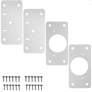 Kit 04 Placas De Reparo Porta Dobradiça Armário Mdf 26mm RTG em Oferta na Shopee