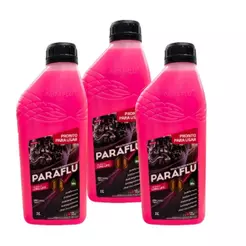 Kit Aditivo Radiador Paraflu Bio Rosa Pronto Uso Orgânico 3L