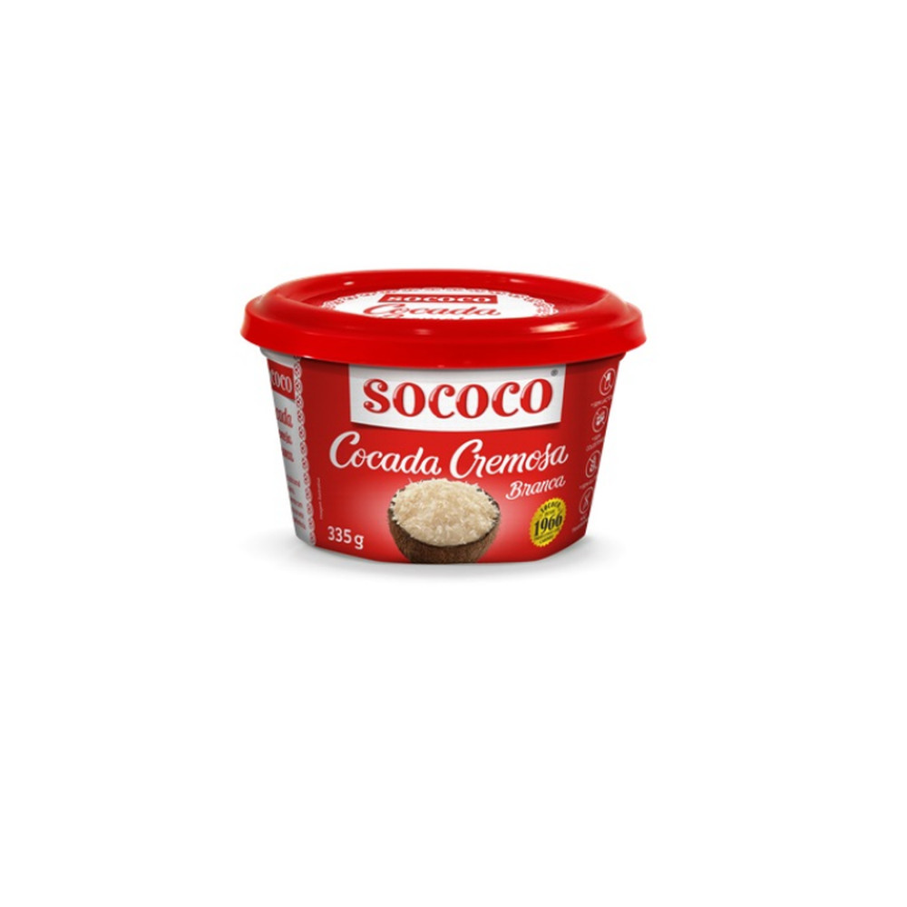 Cocada Doce de Coco Branco 335g - Sococo em Oferta na Shopee