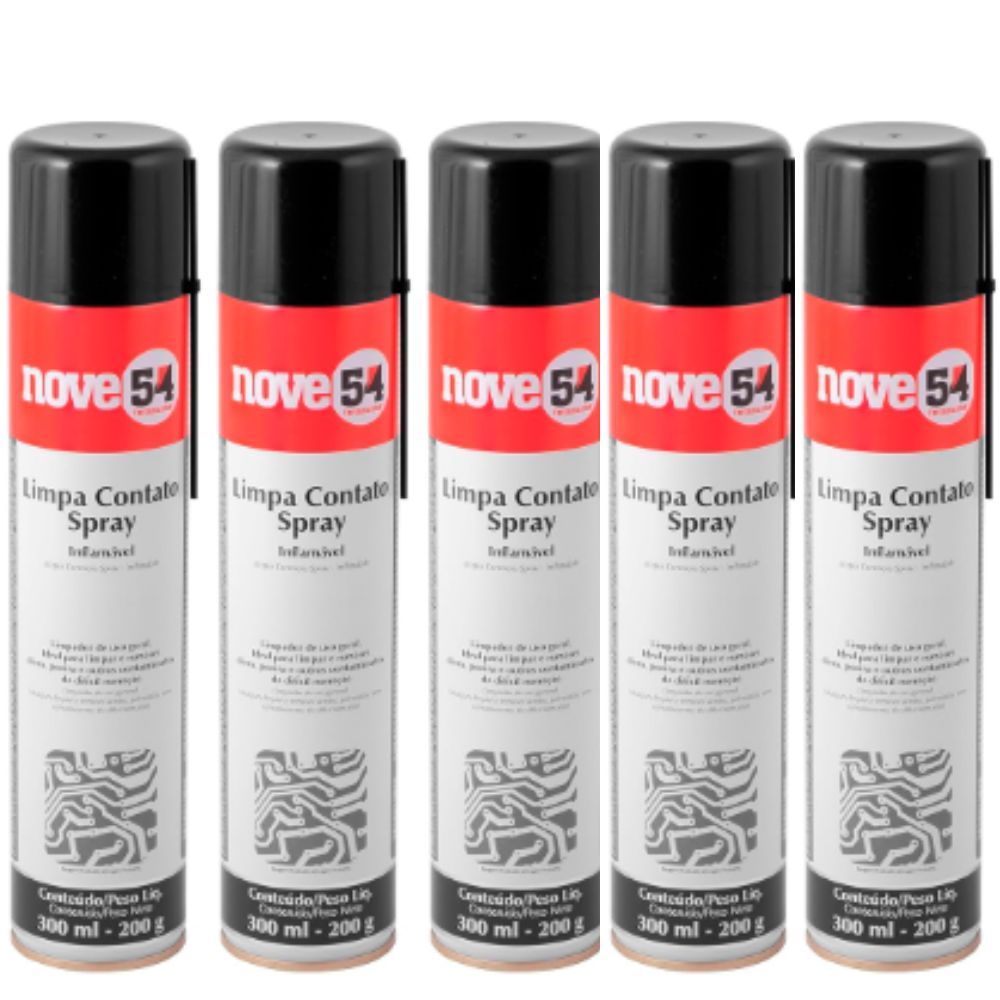 KIT 05 LIMPA CONTATO SPRAY INFL.300ML/200G 954 VONDER