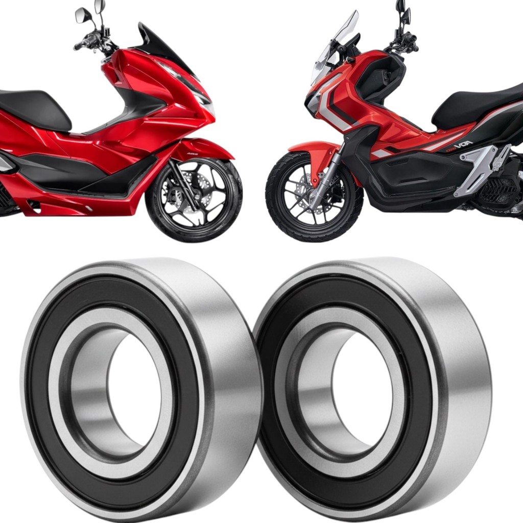 PAR DE ROLAMENTOS DA RODA DIANTEIRA PARA HONDA PCX ADV 150 2013 A 2024
