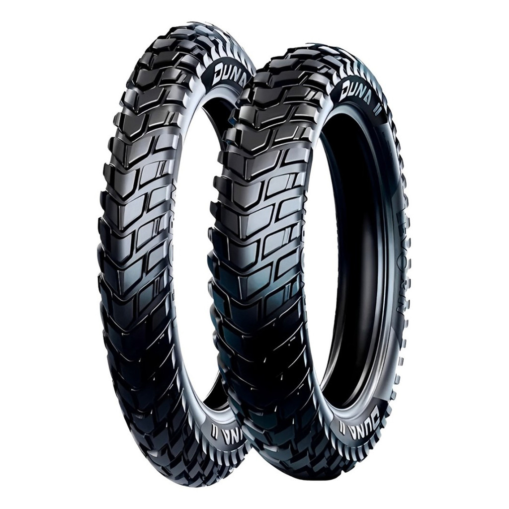 Par Pneu Levorin 90/90-19 e 110/90-17 Duna II Sem Câmara Bros XRE190 Crosser NK150 em Oferta na Shopee
