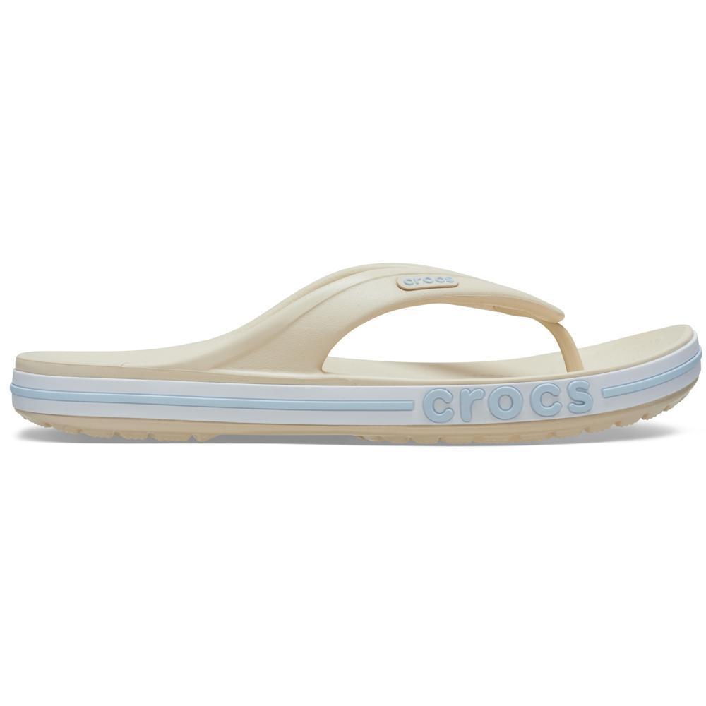 Chinelo Crocs Bayaband Flip Winter White/Multi