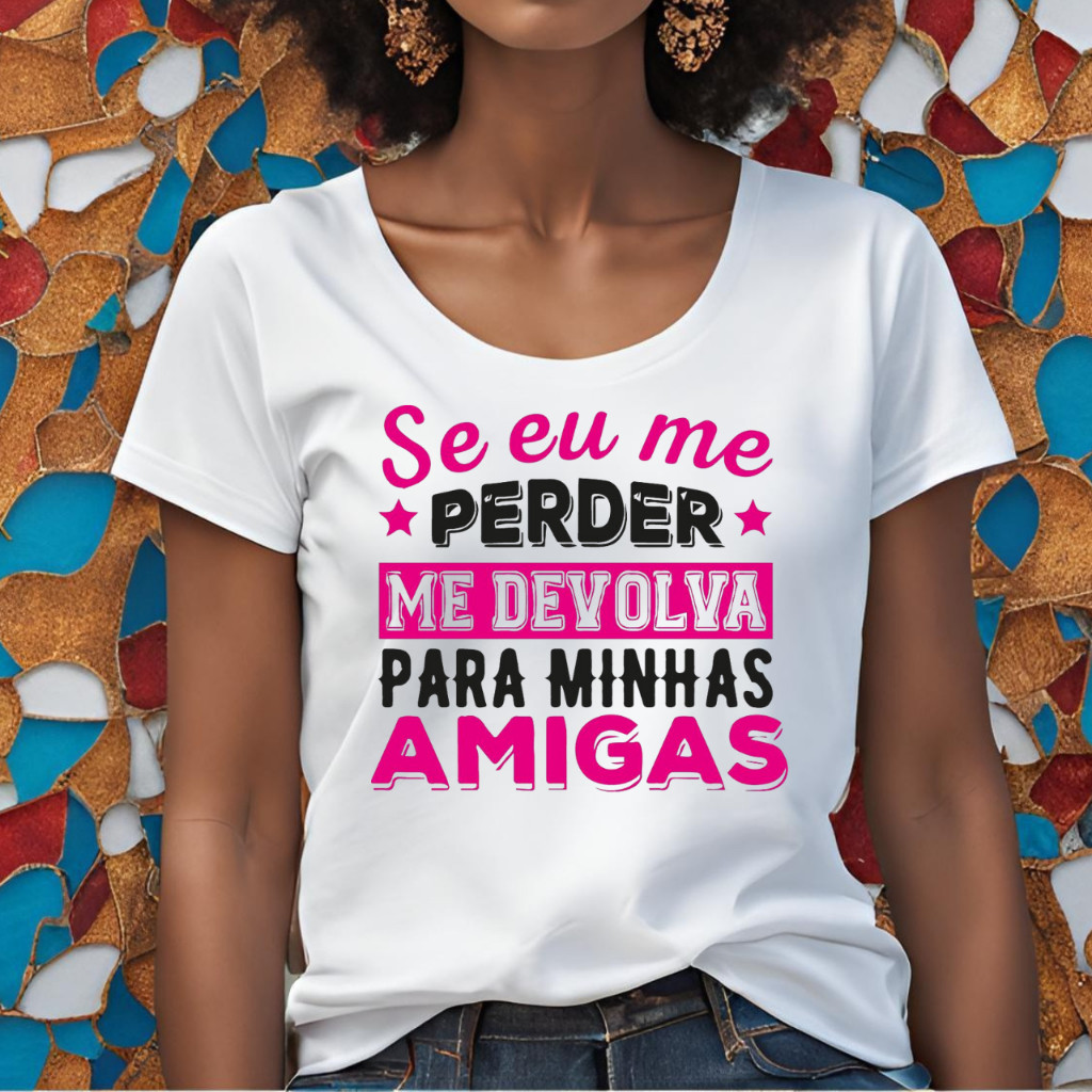 Camiseta T-shirt Blusa Feminina Carnaval Manga Curta Moda Premium Sublimação
