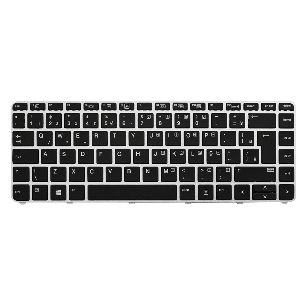Teclado para Notebook Hp Elitebook 745-G4 | Preto ABNT2 em Oferta na Shopee