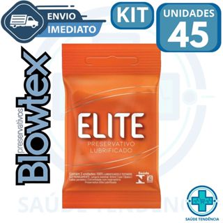 Kit 45 Preservativo Camisinhas Lub (3x15) Elite Blowtex Cx em Oferta na Shopee