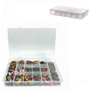 CAIXA BOX ORGANIZADOR 13 DIVISORIAS MALETA MULTIUSO ESTOJO PESCA MICANGA COSTURA BRINQUEDO LEGOS JOIAS ARTESANATO