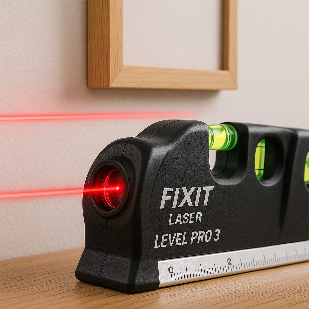 Level Pro3: Nível Laser Profissional com  Trena 2.5m, 3 Estágios e Régua em Oferta na Shopee