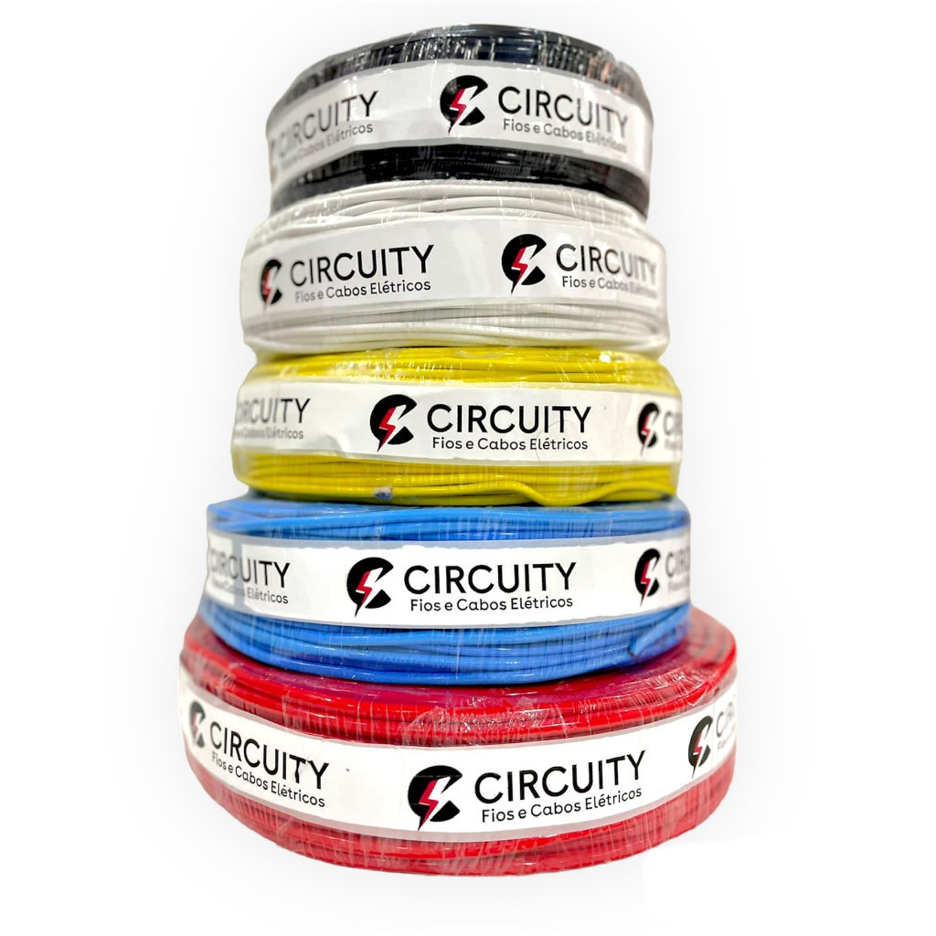 100m Fio 2 5mm 100m Flexivel Eletrico Antichama 750v Cabo  Flexivel 2,5mm