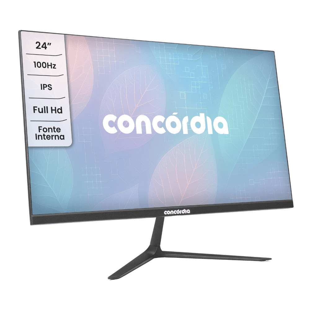 Monitor Concórdia Empresarial 24" H238L 100hz IPS Led Full Hd Hdmi DP Vesa SRGB 100% em Oferta na Shopee