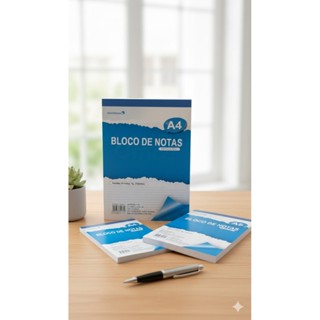 Bloco De Notas  Pautado 50 Folhas Office Escolar Escritório Domingos 70g em Oferta na Shopee