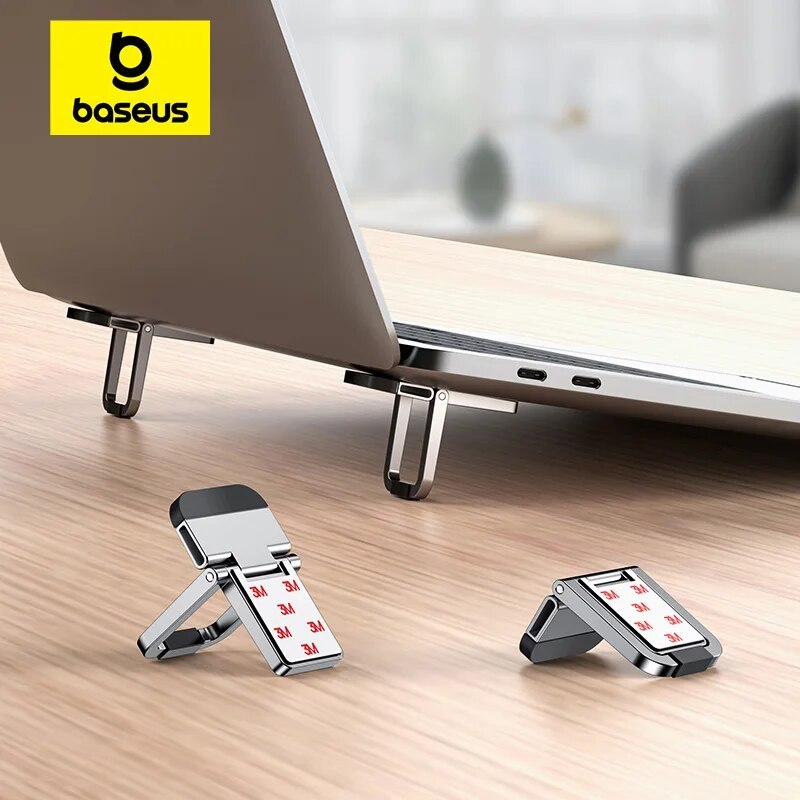 Baseus Suporte Dobrável Para Laptop , Base De Portátil Notebook , De Resfriamento Riser Ajustável , Universal E Tablet