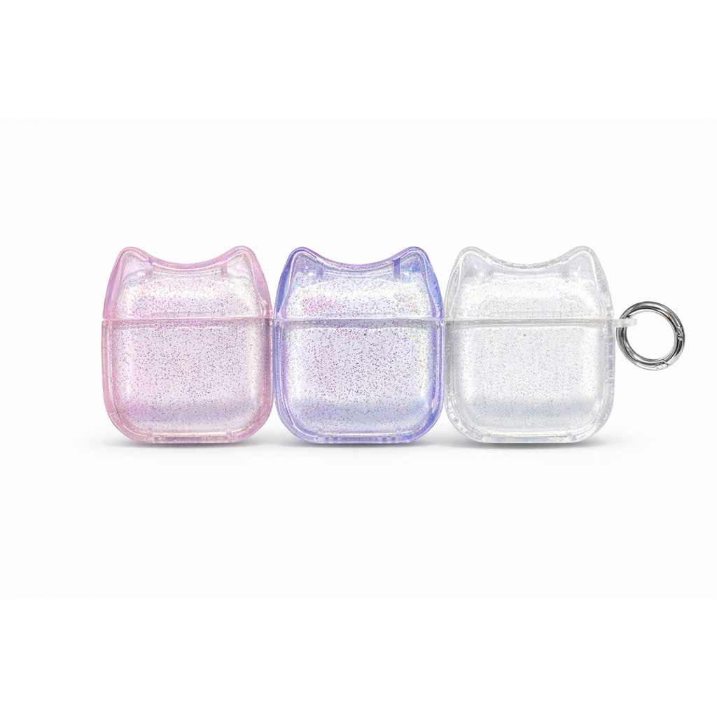 Capa AirPods Gato Fofo com Brilho | Case para AirPods 1/2 3 4 Pro 1/2 em Oferta na Shopee