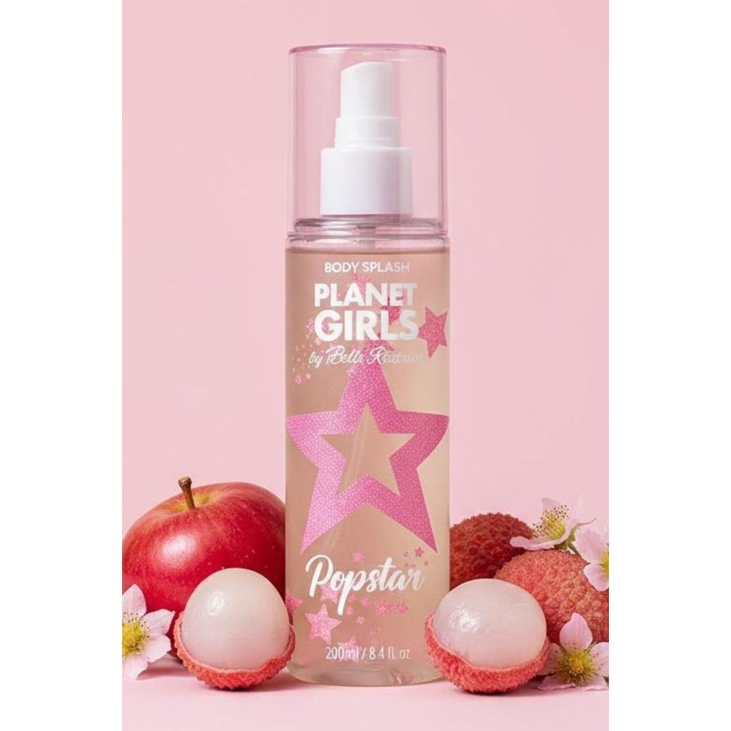 Body Splash Popstar Planet Girls Rosa Claro em Oferta na Shopee