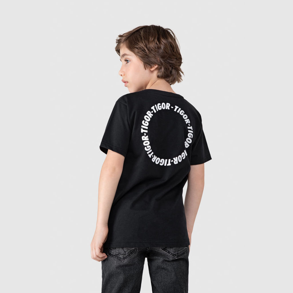 Camiseta Manga Curta Menino Tigor T. Tigre em Oferta na Shopee