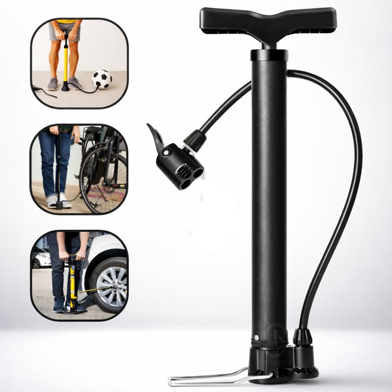 Bomba De Ar Encher Pneu Bicicleta Bola Moto Piscina Balão Forte Compacta e Leve