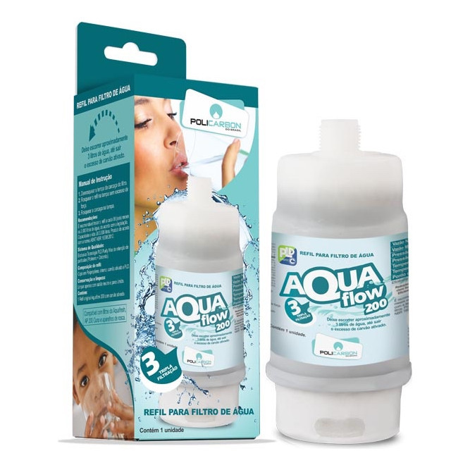 Filtro Refil AP 200 Cuno Compatível AquaFresh Aparelhos de Rosca Aquaflow