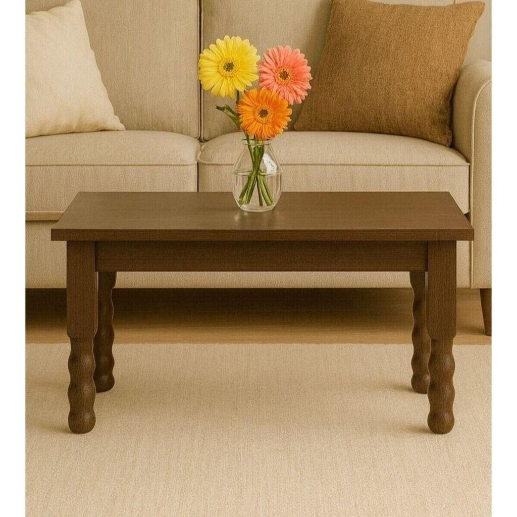 Mesa de Centro Retangular 89cm Madeira Maciça/MDP Multimóveis CR45330