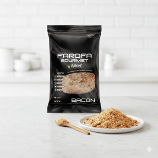 Farofa Gourmet Poletto BACON 300g Crocante Churrasco em Oferta na Shopee