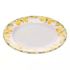 Prato para Sobremesa Lyor Siciliano 20cm Branco Cerâmica