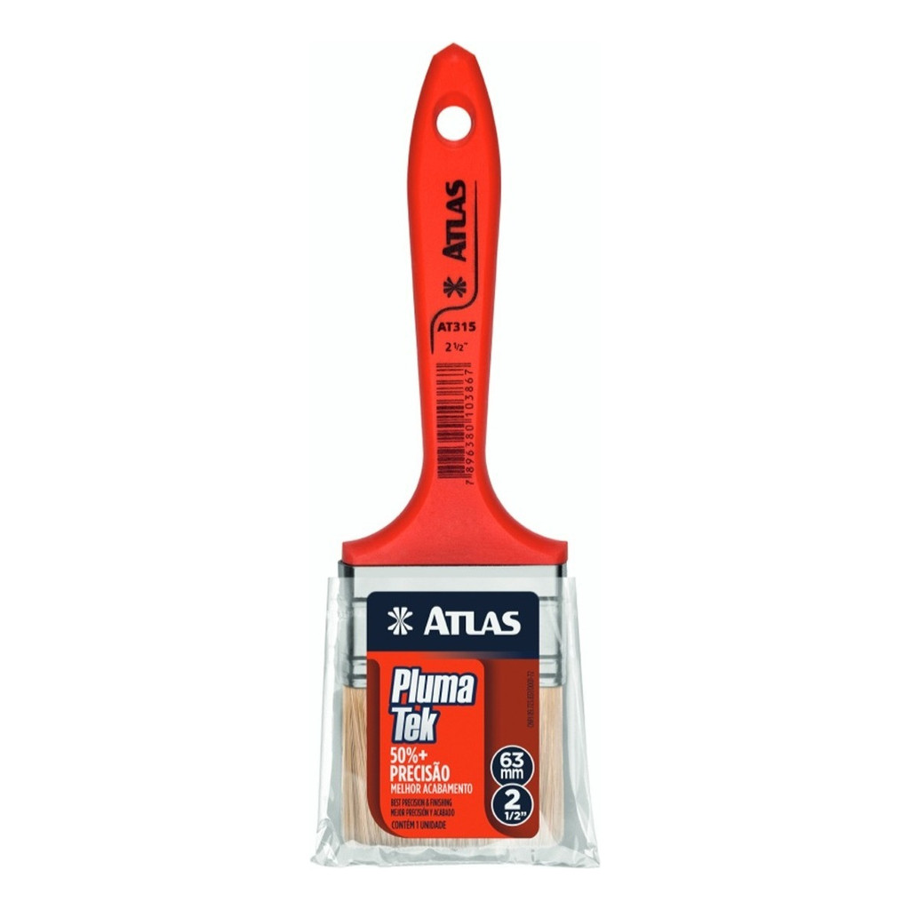 Pincel Para Pintura Plumatek 2 1/2 Atlas