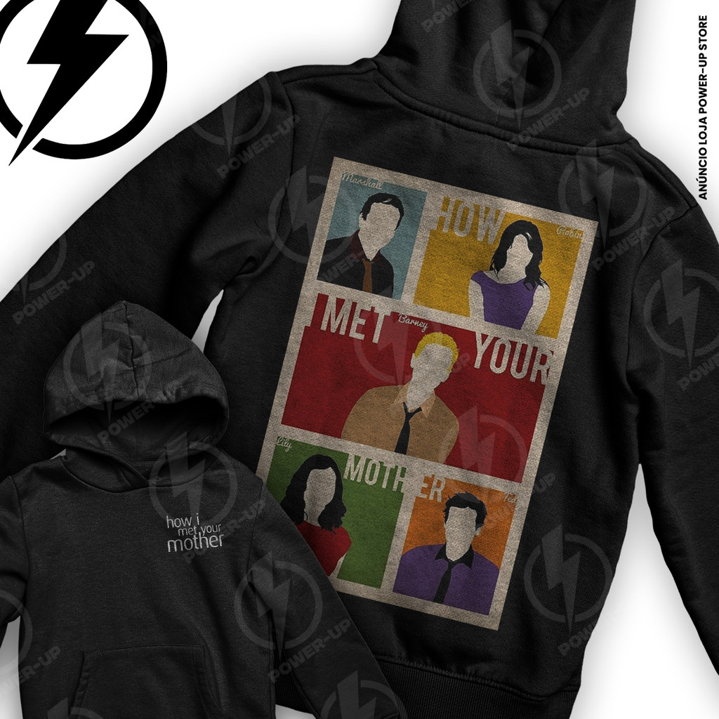 Moletom How I Met Your Mother Serie Minimalista Frente E Verso Blusa De Frio