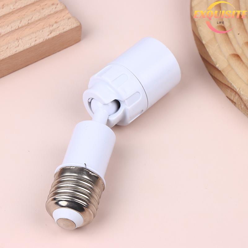 [EL-t] Universal E27 Para E27 LED Adaptador Extensor De Lâmpada Soet Luminária Giratória De 360 Graus E27 Base Ajustável em Oferta na Shopee
