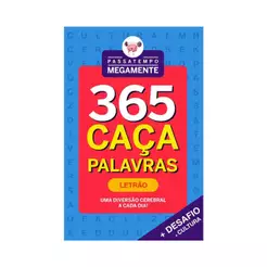 Livro Megamente 365 Caça Palavras Letrão Editora On-line - 9786561263306