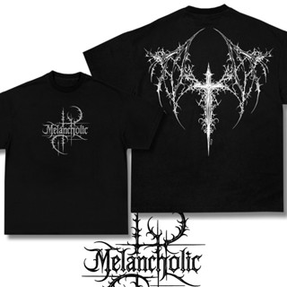 Camiseta Oversized Melancólico Tribal Cybersigilismo Y2k Alt Gótica 100 % Algodão . em Oferta na Shopee