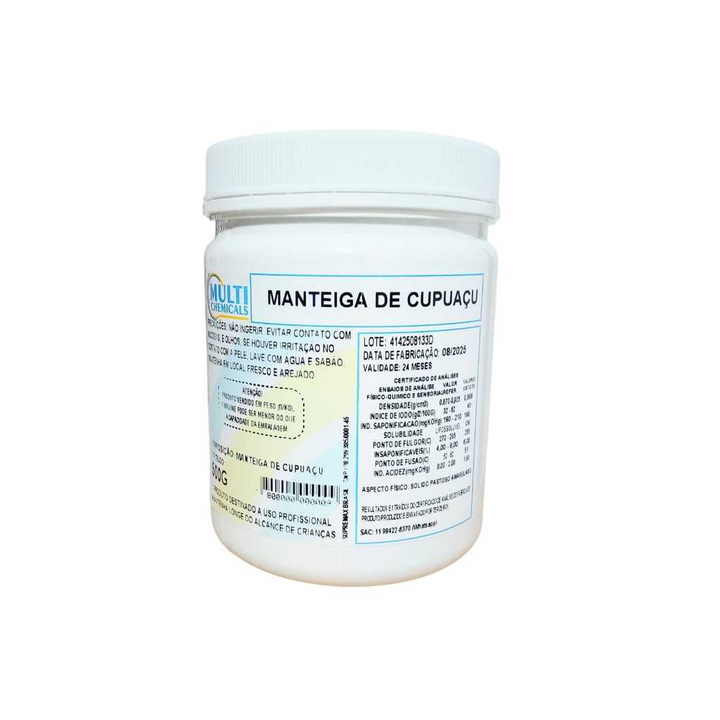 Manteiga de Cupuaçu 100% Pura - hidratante - 500G